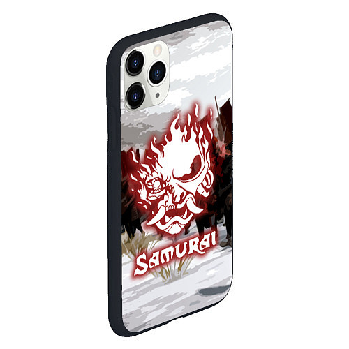 Чехол iPhone 11 Pro матовый SAMURAI 2077 / 3D-Черный – фото 2