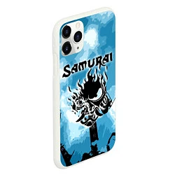 Чехол iPhone 11 Pro матовый SAMURAI KING 2077, цвет: 3D-белый — фото 2