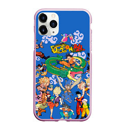 Чехол iPhone 11 Pro матовый Dragon ball Super, цвет: 3D-розовый