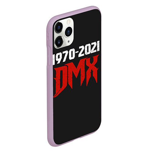 Чехол iPhone 11 Pro матовый DMX 1970-2021 / 3D-Сиреневый – фото 2