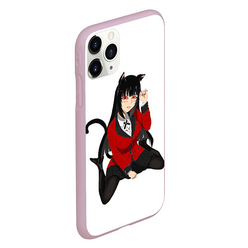 Чехол iPhone 11 Pro матовый Jabami Yumeko / 3D-Розовый – фото 2