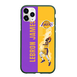 Чехол iPhone 11 Pro матовый Леброн NBA