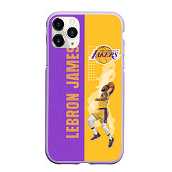 Чехол iPhone 11 Pro матовый Леброн NBA