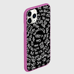 Чехол iPhone 11 Pro матовый 1000-7, цвет: 3D-фиолетовый — фото 2