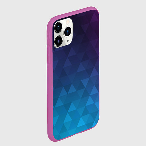 Чехол iPhone 11 Pro матовый BASTERIA / 3D-Фиолетовый – фото 2
