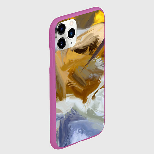 Чехол iPhone 11 Pro матовый FET / 3D-Фиолетовый – фото 2