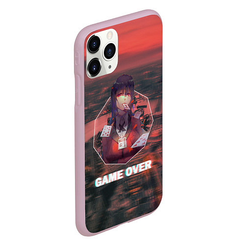 Чехол iPhone 11 Pro матовый Kakegurui Yumeko Jabami art / 3D-Розовый – фото 2