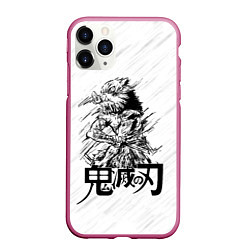 Чехол iPhone 11 Pro матовый Иноске Хашибира Kimetsu no Yaiba