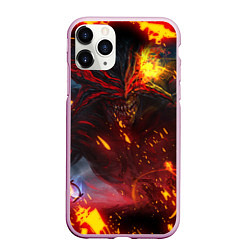 Чехол iPhone 11 Pro матовый Path of Exile Fire Demon Z, цвет: 3D-розовый