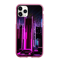 Чехол iPhone 11 Pro матовый PINK CITY