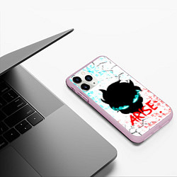 Чехол iPhone 11 Pro матовый СОН ДЖИН ВУ SOLO LEVELING, цвет: 3D-розовый — фото 2