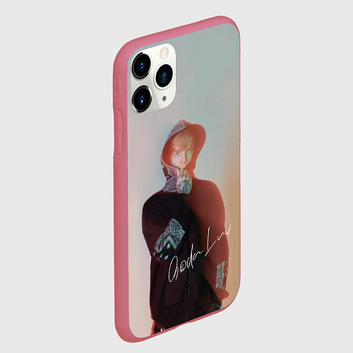 Чехол iPhone 11 Pro матовый SODA LUV / 3D-Малиновый – фото 2