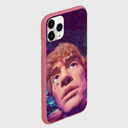 Чехол iPhone 11 Pro матовый LOVV66 / 3D-Малиновый – фото 2