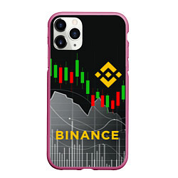 Чехол iPhone 11 Pro матовый BINANCE БИНАНС ГРАФИК