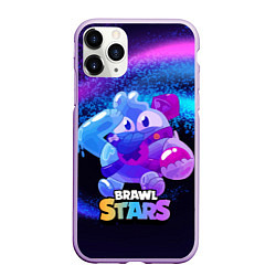 Чехол iPhone 11 Pro матовый Сквик Squeak Brawl Stars, цвет: 3D-сиреневый