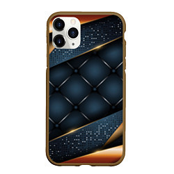 Чехол iPhone 11 Pro матовый 3D VERSACE VIP GOLD, цвет: 3D-коричневый