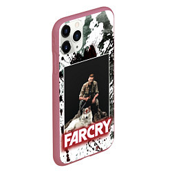 Чехол iPhone 11 Pro матовый FARCRY WOLF, цвет: 3D-малиновый — фото 2