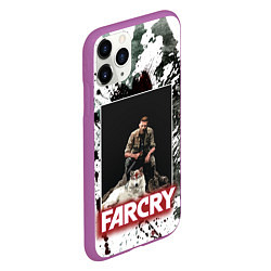 Чехол iPhone 11 Pro матовый FARCRY WOLF, цвет: 3D-фиолетовый — фото 2