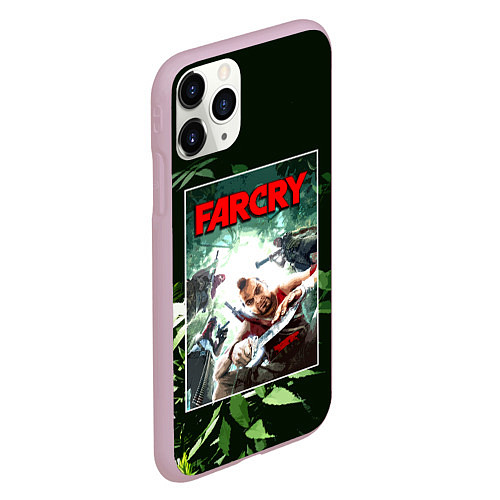 Чехол iPhone 11 Pro матовый Farcry 3 / 3D-Розовый – фото 2