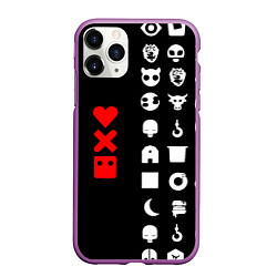 Чехол iPhone 11 Pro матовый Любовь, смерть и роботы, цвет: 3D-фиолетовый