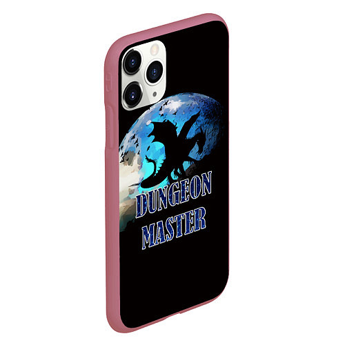 Чехол iPhone 11 Pro матовый Dungeon Master / 3D-Малиновый – фото 2