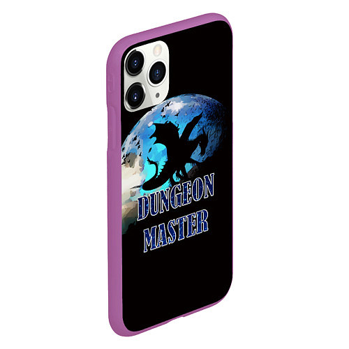 Чехол iPhone 11 Pro матовый Dungeon Master / 3D-Фиолетовый – фото 2