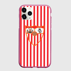 Чехол iPhone 11 Pro матовый Sevilla, цвет: 3D-малиновый
