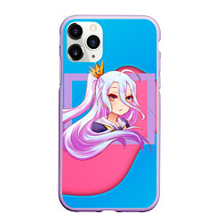 Чехол iPhone 11 Pro матовый Sweet Shiro, цвет: 3D-сиреневый