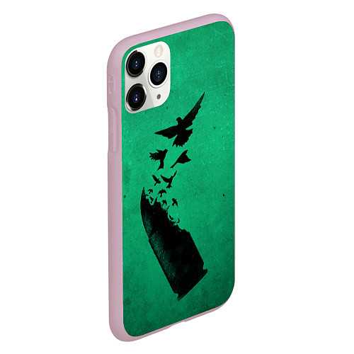 Чехол iPhone 11 Pro матовый Freedom / 3D-Розовый – фото 2