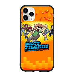 Чехол iPhone 11 Pro матовый Scott Pilgrim, цвет: 3D-черный