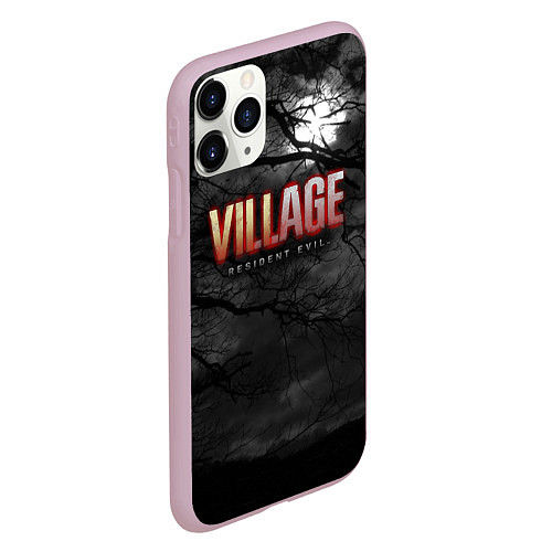 Чехол iPhone 11 Pro матовый Resident Evil: Village $$$ / 3D-Розовый – фото 2