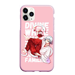 Чехол iPhone 11 Pro матовый Divine white snake