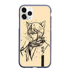 Чехол iPhone 11 Pro матовый Kitsune Tomoe