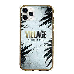 Чехол iPhone 11 Pro матовый Resident Evil Village Crow