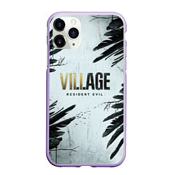 Чехол iPhone 11 Pro матовый Resident Evil Village Crow