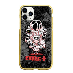 Чехол iPhone 11 Pro матовый The Binding of Isaac, цвет: 3D-желтый