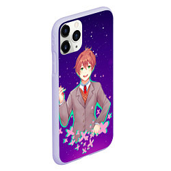 Чехол iPhone 11 Pro матовый Protagonist, цвет: 3D-светло-сиреневый — фото 2