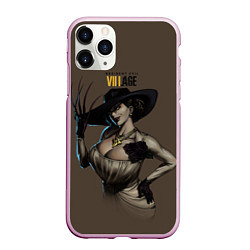 Чехол iPhone 11 Pro матовый Resident Evil Lady Dumitrescu, цвет: 3D-розовый