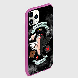 Чехол iPhone 11 Pro матовый Sides of Isaac, цвет: 3D-фиолетовый — фото 2