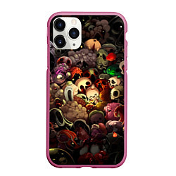 Чехол iPhone 11 Pro матовый Кошмар Исаака, цвет: 3D-малиновый