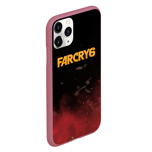 Чехол iPhone 11 Pro матовый Far Cry 6 / 3D-Малиновый – фото 2