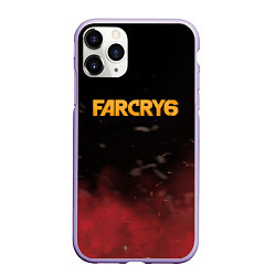 Чехол iPhone 11 Pro матовый Far Cry 6, цвет: 3D-светло-сиреневый