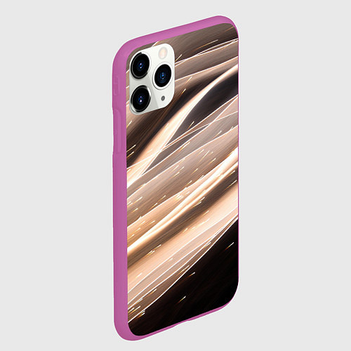 Чехол iPhone 11 Pro матовый МлеЧныЙ Путь / 3D-Фиолетовый – фото 2