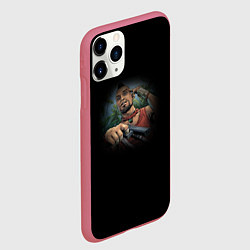 Чехол iPhone 11 Pro матовый FarCry 3, цвет: 3D-малиновый — фото 2
