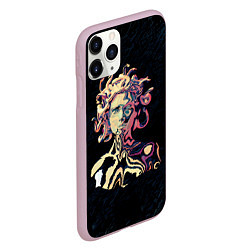 Чехол iPhone 11 Pro матовый Горгона YES, цвет: 3D-розовый — фото 2