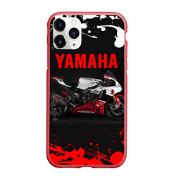 Чехол iPhone 11 Pro матовый YAMAHA 004, цвет: 3D-красный