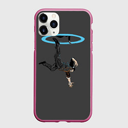 Чехол iPhone 11 Pro матовый Я поймаю тебя!, цвет: 3D-малиновый
