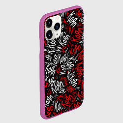 Чехол iPhone 11 Pro матовый KoЯn KoЯn KoЯn, цвет: 3D-фиолетовый — фото 2