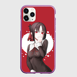 Чехол iPhone 11 Pro матовый Kaguya Love, цвет: 3D-фиолетовый