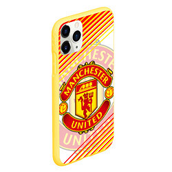 Чехол iPhone 11 Pro матовый МАНЧЕСТЕР MANCHESTER SPORT, цвет: 3D-желтый — фото 2